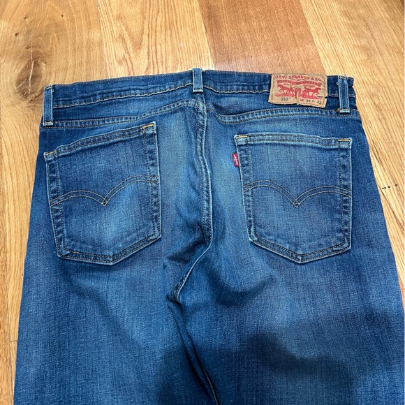 Men’s Levi’s 510 skinny jeans washed blue W34 L32 - Picture 4 of 8